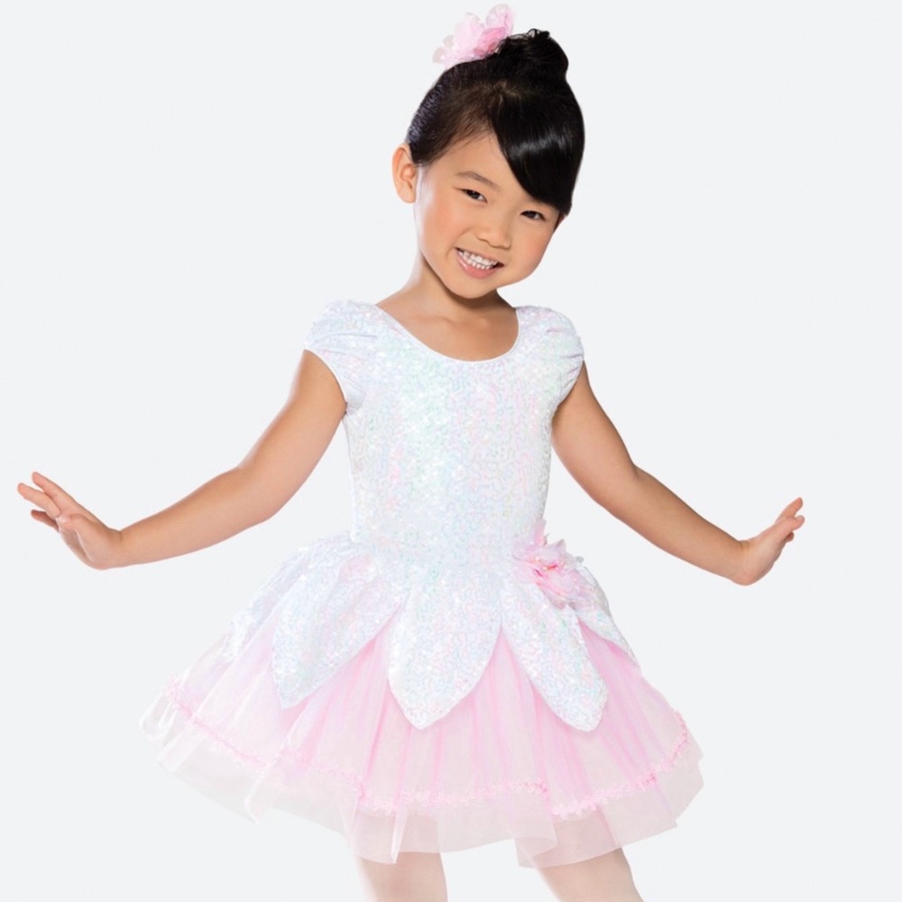 Revolution Dancewear | Spring in My Step Pink Sparkle Flower Ballet Costume, SC